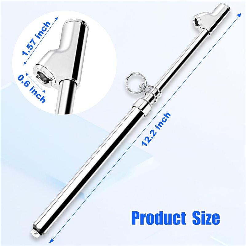 AB47-Dual Head Tire Pressure Gauge 2-Pack-Heavy Duty 10 To 150 PSI Air Pressure Meter For Cars, Trucks, Bikes, Rvs& Vehicles