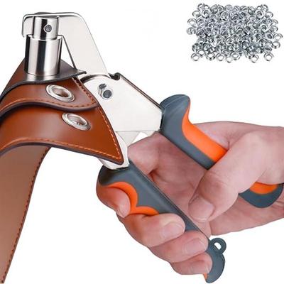 Ręczne narzędzie do dziurkowania i montażu przelotek 6mm/10mm Zestaw szczypiec do przelotek Metalowe szczypce do nitowania otworów powietrznych