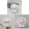 Melody Lace Bride Plush Keychain With Super Soft Short Plush For Girls Gift
