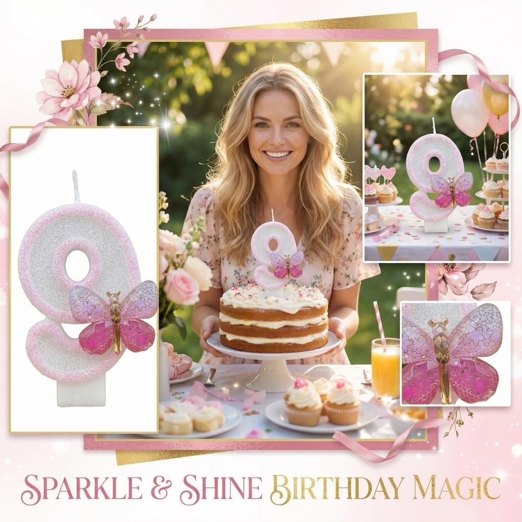 Fashion Cartoon Creative Birthday Candles Party Digital Candles