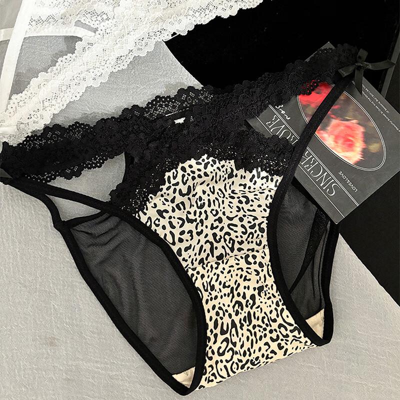 FitonTon Γυναικεία Σέξι Σλιπ Δαντέλας Διχτυωτά με Ψηλό Κόψιμο