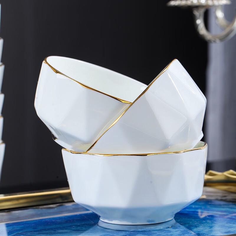 Ru Han Hand-Painted Enamel Cartoon Rice Bowl Set