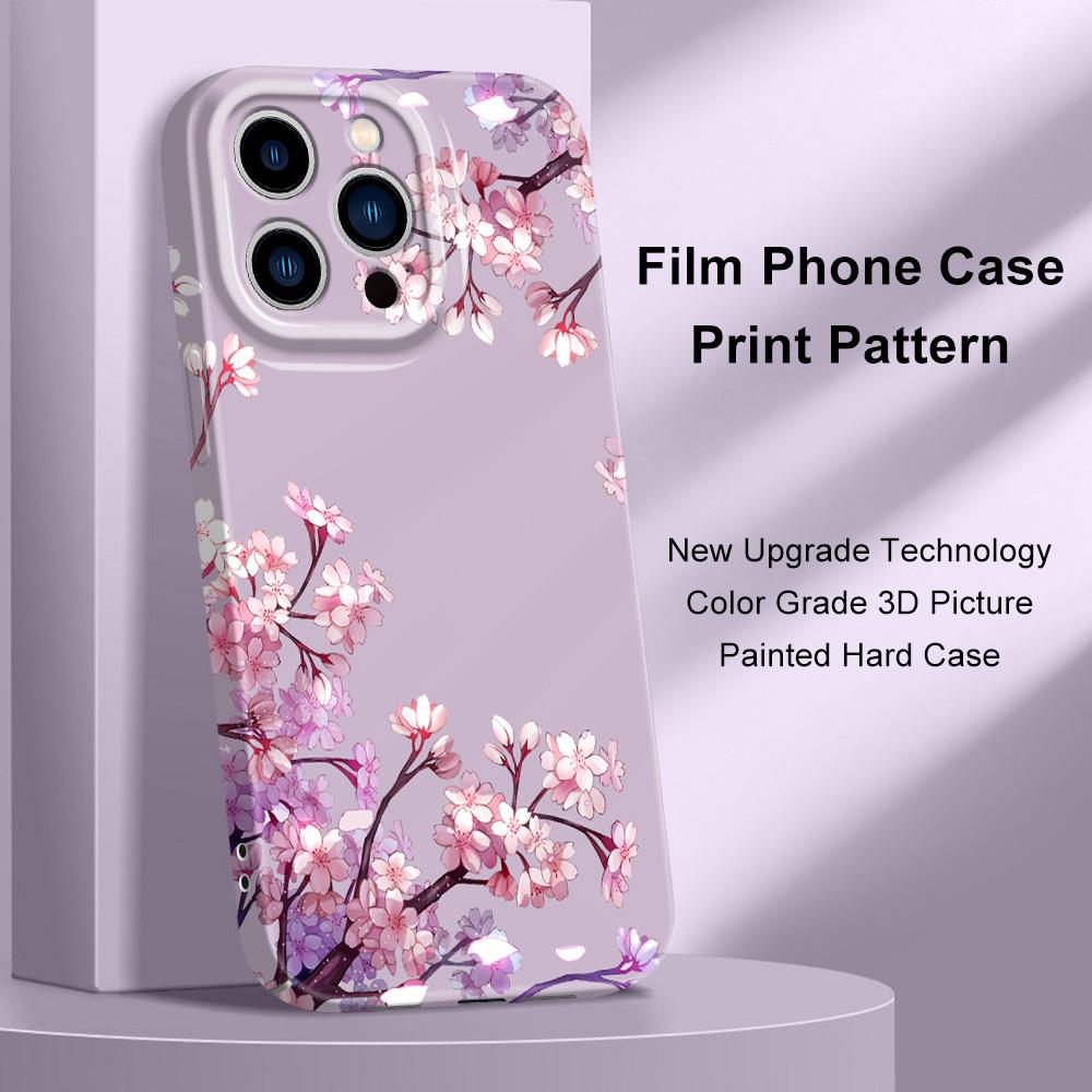 Flower Ripples Phone Case For iPhone 13 12 11 7 8 6 6S Plus Pro Max Mini X XS XR SE 2020 2022 Film Hard Cover
