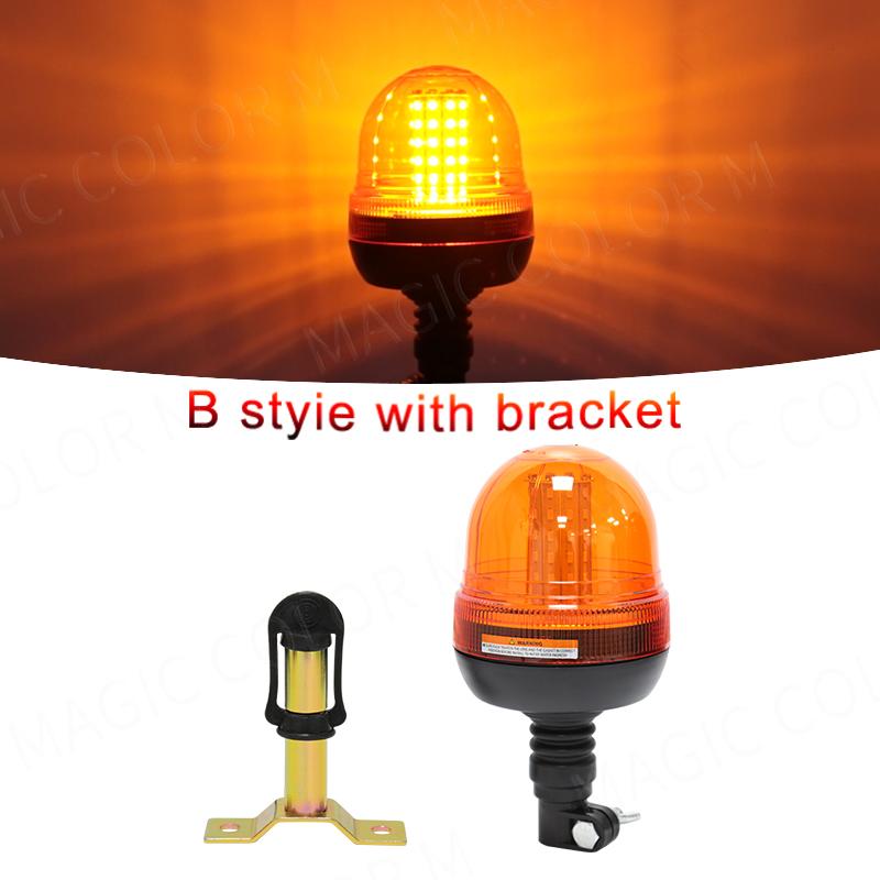 60 LED Car Strobe Light Emergency Police Flashing Warning Vehicle Trialer Truck Safety Beacon Lamp Ceiling Security Alarm