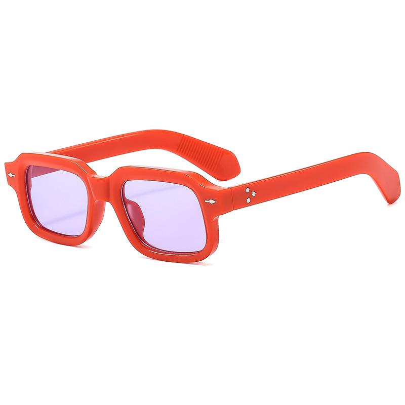 New Trend Square-Frame Arrow Sunglasses Retro Street Style Sunglasses With Sophisticated Appeal Classic Driving Shades