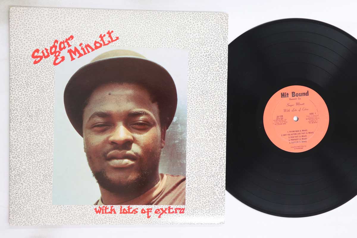 

LP Record SUGAR MINOTT - With Lots Of Extra JJ120 Hit Bound 1983 US Reggae, Ska & Dub Used