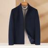 Antonio Men's Premium Cashmere Wool Blend Stand-Collar Zipper Jacket