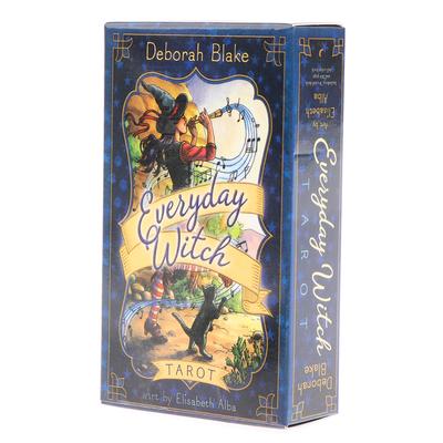 78 sztuk kart tarota Everyday Witch, talia kart tarota, przepowiednia, wróżba, impreza, gra planszowa, tarota