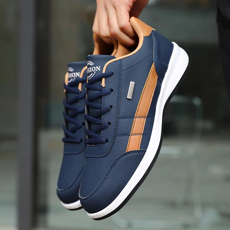 Fashion Brown Men Shoes Big 48 Sneakers Trend Casual Breathable Leisure Male Sneakers Non Slip Footwear Vulcanized Walking Shoes Hombre