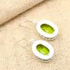 Glamorous Peridot Gemstone Handmade 925 Solid Sterling Silver Jewelry Earrings For Women