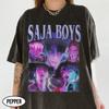 Saja Boys Demon Bootleg Shirts Kpop Demon Saja Boys Shirts Kpop Demon Hunters Merch Kpop Movie Bootleg Tee Saja Boys Band Fan