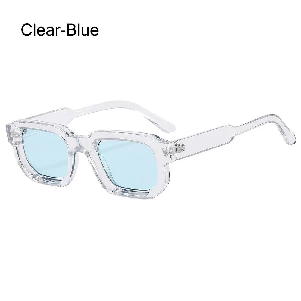 Fashion Retro Small Square Frame Sunglasses Women Shades Uv400 Protection Vintage Punk Men Outdoor Sports  Sun Glasses