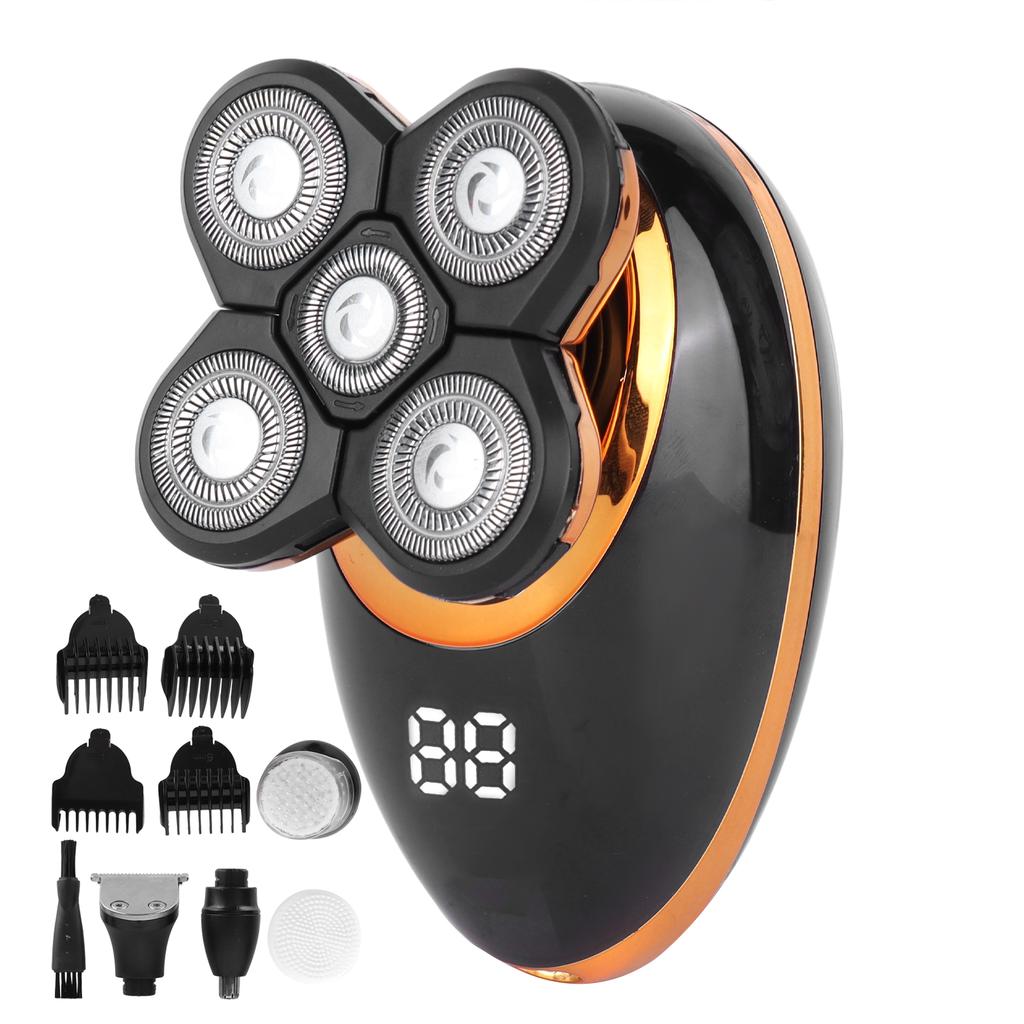 5 In 1 MultiFunctional Electric Shaver Hair Clipper Nose Hair Trimmer Facial Cleansing Brush
