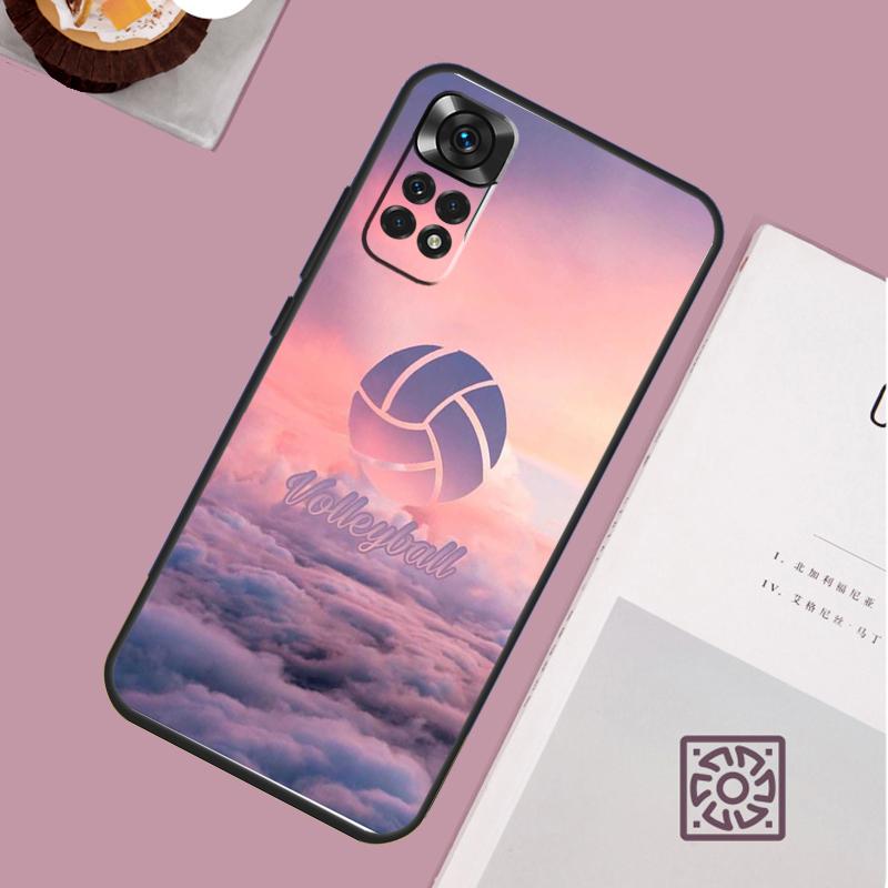 Volleyball Sport Phone Case For Redmi Note 13 Pro 12 11 10 9 8 Pro 9S 10S 11S 12S 10A 9C 10C 12C 13C Cover