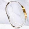 Used Working itemRADO Silhouette Ladies Hand-wound Watch Silver Gold Rado Silhouette External Band 2 Hands Vintage Antique