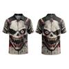 Men's Halloween Print Short Sleeve Casual T-Shirt