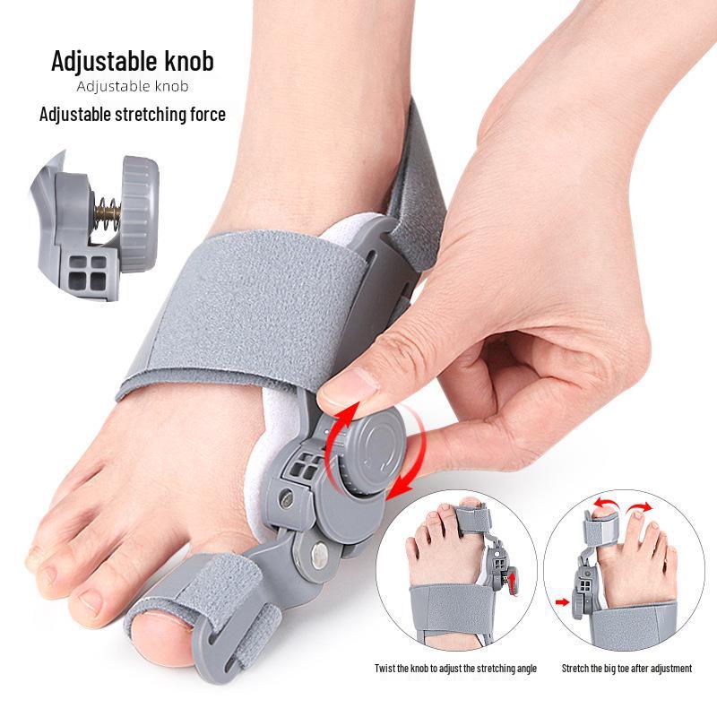 Adjustable Cross-Border Bunion Corrector with Stretch Knob Toe Separator for Day and Night Use
