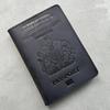 Retro Genuine Leather British Passport Cover Travel Passport Case Men Retro Cover On The Passport