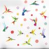 Glow in The Dark Wall Sticker, Hummingbirds Flowers Luminous Wall Decal, Waterproof Self Adhesive Sticker for Kids Room Nursery