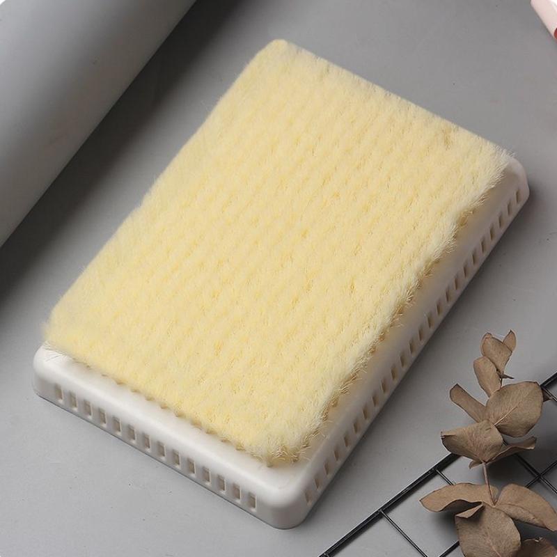 Hard Bristles Lazy Back Rub Bath Brush Back Massage No Need To Ask For Help Bathroom Suction Cup Back Rub Against The Wall белый