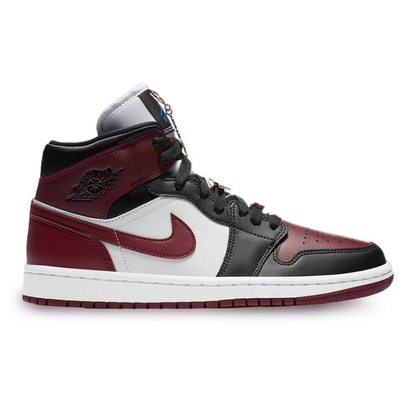 Jordan 1 Mid Se Black Dark Beetroot Women's Jordan CZ4385-016