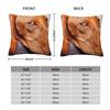 The Eyes Have It Vizsla Hond Kussensloop Polyester Linnen Fluweel Patroon Rits Decoratief Bank Zitkussenhoes