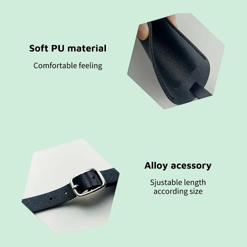 Travel Luggage Tag for Women Men Suitcase Identifier Label Baggage PU Leather Boarding Bag Tag ID Address Holder Accessorie