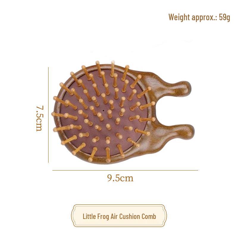 Non-Pear Wood Meridian Massage Brush: Full Body Meridian Dredging, Fat Burning, Abdomen Scraping with Pure Brass.