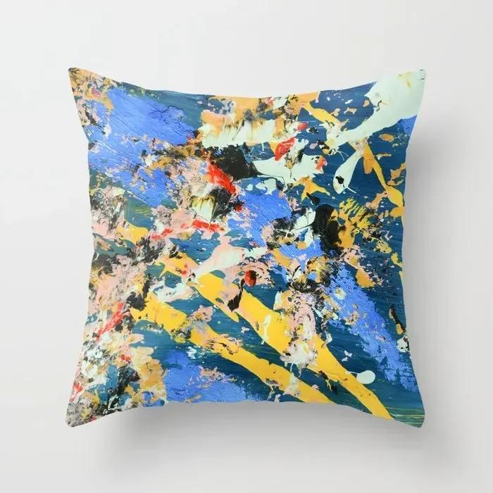 

Печатные аксессуары Дизайн дома Украшения Чехол на подушку для кровати Чехол на подушку для дивана в машине 40x40cm