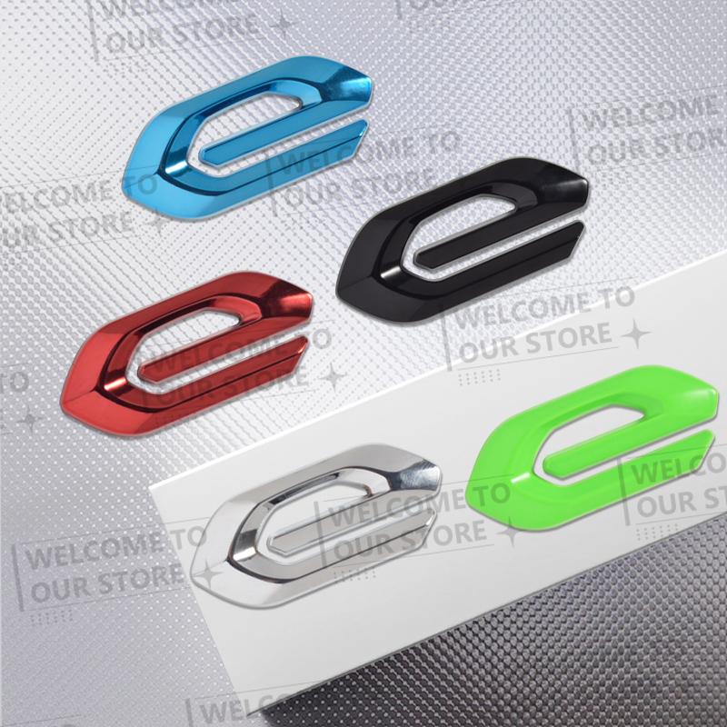 OQUP8 Autoaufkleber E Elektrofahrzeug 3D Metall Logo Abzeichen Aufkleber Heckklappen Emblem Für Peugeot 5008 4008 3008 2008 iOn 208 Zubehör