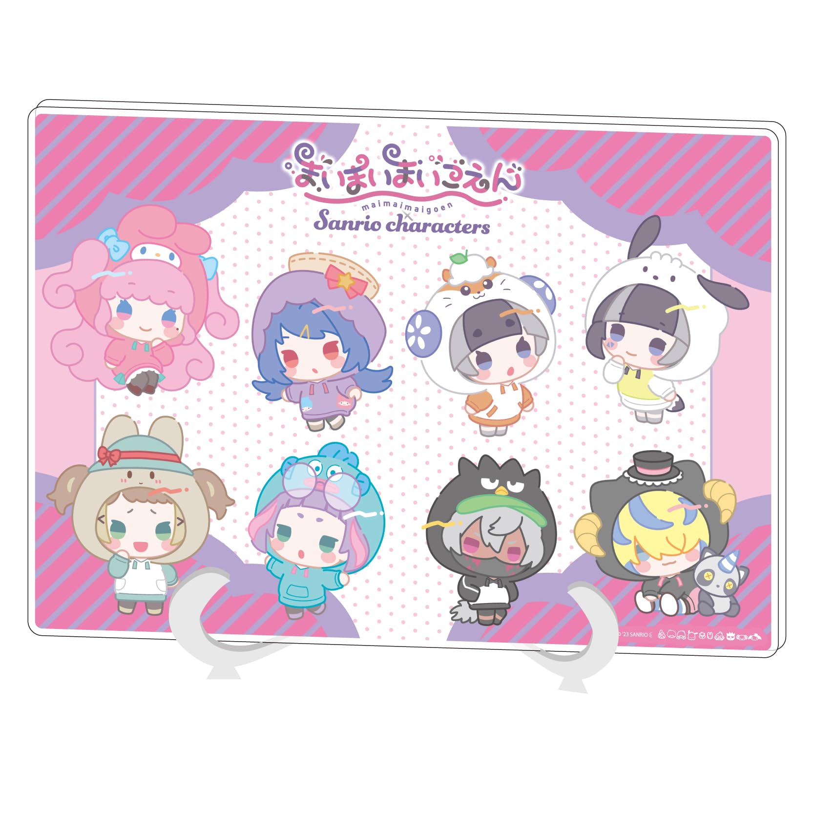 

Maimai Maigoen 01 Sanrio Characters Parka [Официальная иллюстрация] Акриловый художественный картон [Формат A5]