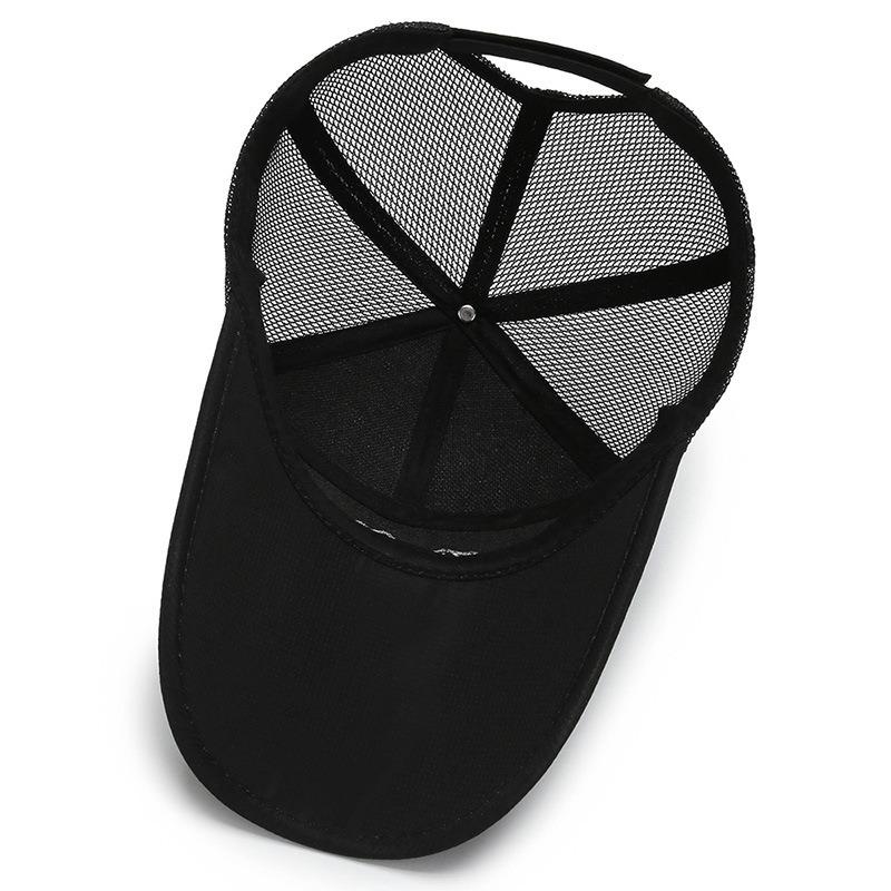 Hat Men's Mesh Hat Breathable Cap Sunscreen Baseball Cap Outdoor Casual Korean Hat Sun Hat Men's and Women's
