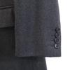 GIVENCHY Made in Italy 100% wool tailored jacket gray Men's Used