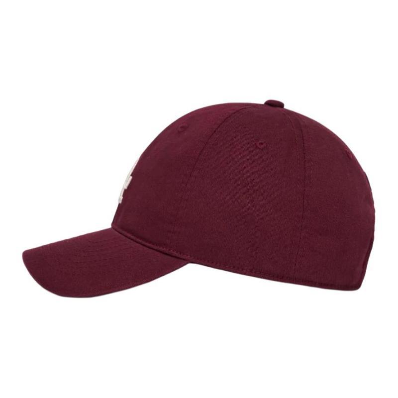 MLB Cotton Baseball Caps Unisex Burgundy Fashion 3ACP6601N-07RDSXY/375637