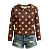 Top Casual da Donna a Manica Lunga con Scollo 2026 - Moda per l'Uso Quotidiano