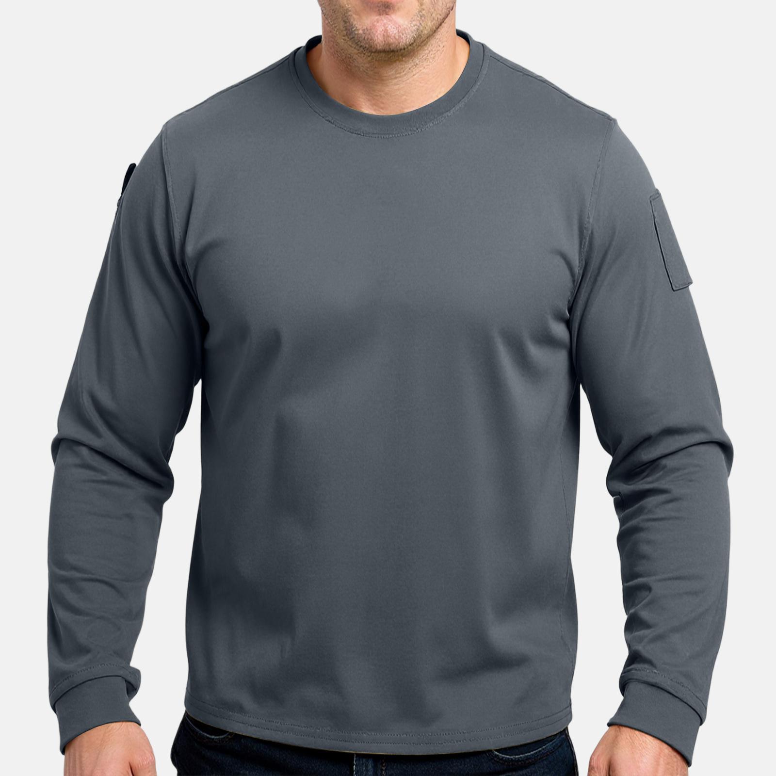 

Мужская повседневная рубашка свободного кроя с воротником и длинными рукавами, быстросохнущая XL