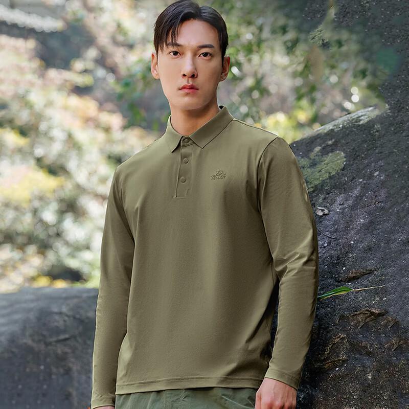 Pelliot Men s Quick-Dry Long-Sleeve Polo Shirt XL