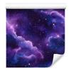 Watercolor Galaxy Indigo and Violet Wallpaper, Violet Background 50x1000
