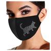 1 x modische Hot-Diamant-Druckmaske für Damen