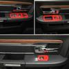 Car Window Lift Switch Button Trim Cover Decor for 2011+ Jeep Grand Cherokee Red