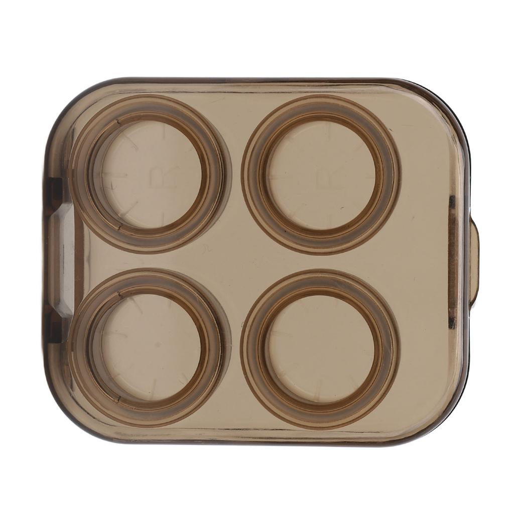 Contact Lens Case Kit Transparent Protective Portable Plastic Contact Lenses Storage Container for Women Girls