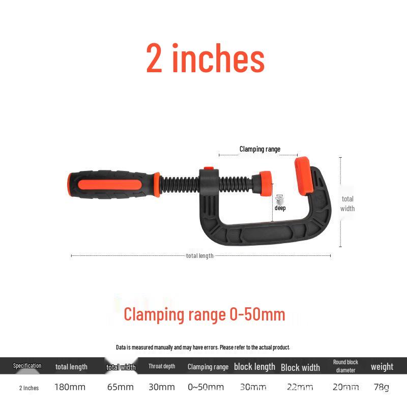 Dřevoobráběcí svorky: C-svěrky, G-svěrky, Nylonové a rychloupínací svěrky, Kleště