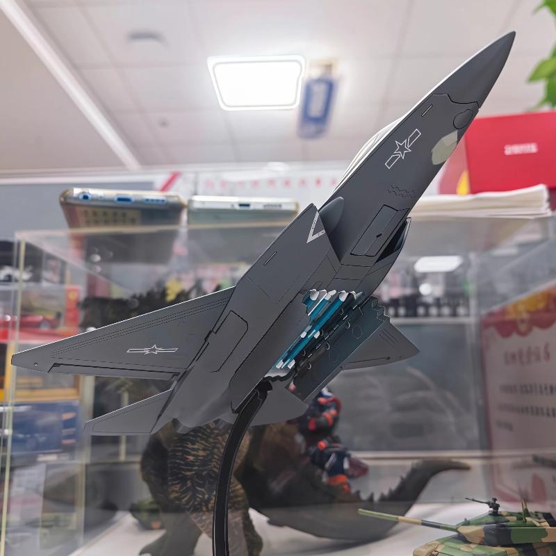 1: 64 [75th Anniversary Painting] J-35a Aircraft Model Simulation Alloy Carrier Based Stealth Fighter Ornament Collection