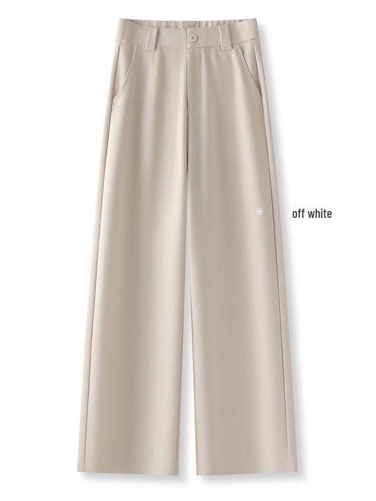 Women's Tencel Acetate Loose Fit Draping Casual Pants - Slimming, Versatile, Narrow To Wide Leg (Spring 2025)