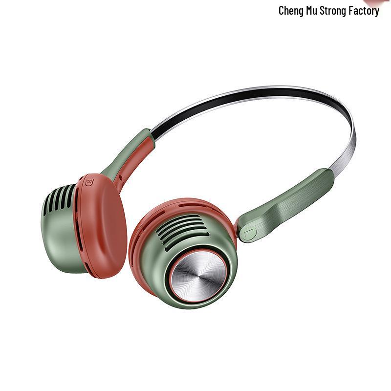 2026 Portable Leafless Hanging Neck Fan with USB Charge Metal Fitting/360° Cooling