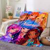 Custom Name Winx Club Theme Printed Blanket Perfect For Couch Bed Travel Outdoor Use Machine Washable Cozy Durable