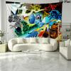 Mega Man Wall Tapestry Aesthetic Wall Hanging Printed Fabric Blanket Decorative Tapestries for Bedroom Living Room Home Decor