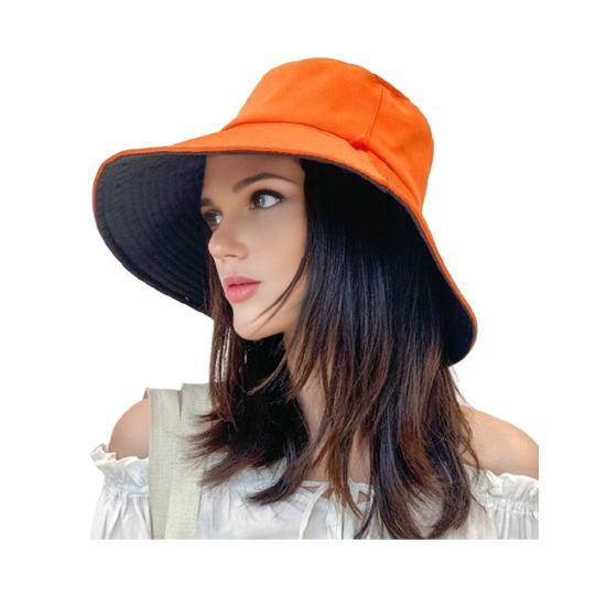 Bucket Hat 360 Degree UV Protection Adjustable Drawstring Fisherman Hat with Wide Brim Summer Travel Hat