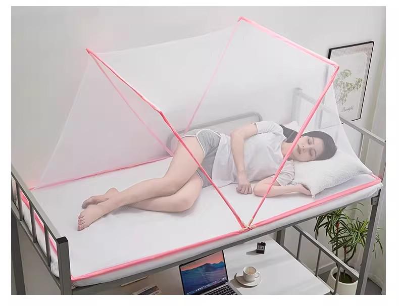 2026 No-Install Foldable Full-Cover Portable Single Bed for Home & Dorm