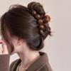 Elegant Pearl Hair Claw: Large Autumn/Winter Shark Clip for Women 2024 - New Back of Head Hairpin Accessory